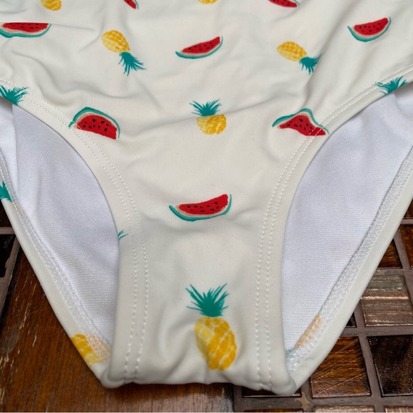 Janie and Jack Fruit Ruffles Swimsuit - Picture 4 of 8
